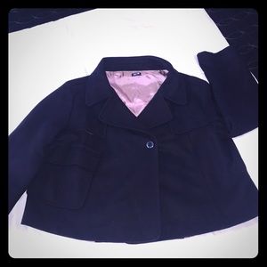 Waist line pea Jacket